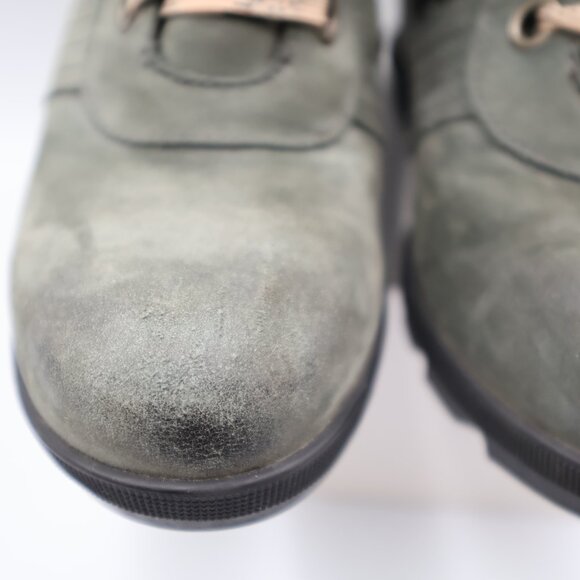 Sorel Women’s Lexie Wedge Waterproof Leather Bootie Olive Size 8.5 - Picture 6 of 11